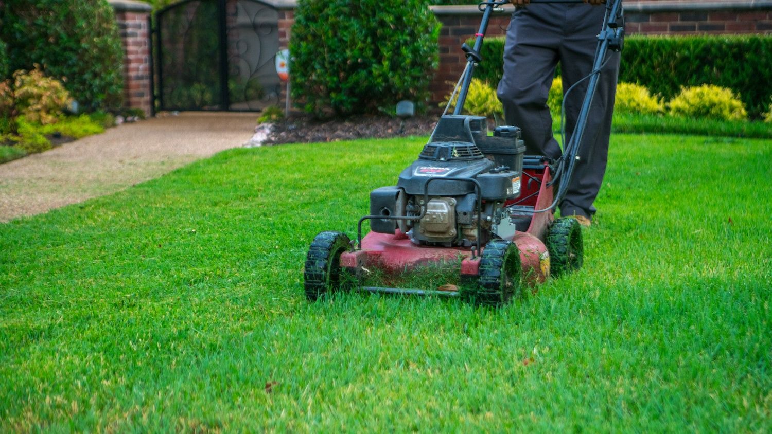 Lawn mowing season hot sale